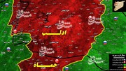 حملات سنگین موشکی، توپخانه‌ای و هوایی در شمال سوریه/ هلاکت حداقل ۳۰۰ تروریست در شمال حماه و جنوب ادلب + نقشه میدانی و عکس