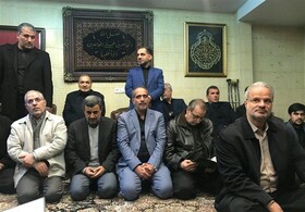 احمدی‌نژاد در منزل سپهبد شهید قاسم سلیمانی حضور یافت