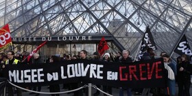ادامه اعتراضات و اعتصابات در فرانسه /موزه «لوور» نیز به تعطیلی کشیده شد
